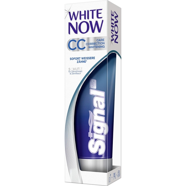 3er Signal Zahnpasta White Now CC, 3er Pack (3 x 75 ml)